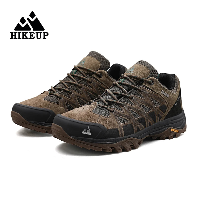 HIKEUP Men’s Hiking Shoes – Breathable Outdoor Trekking Sneakers