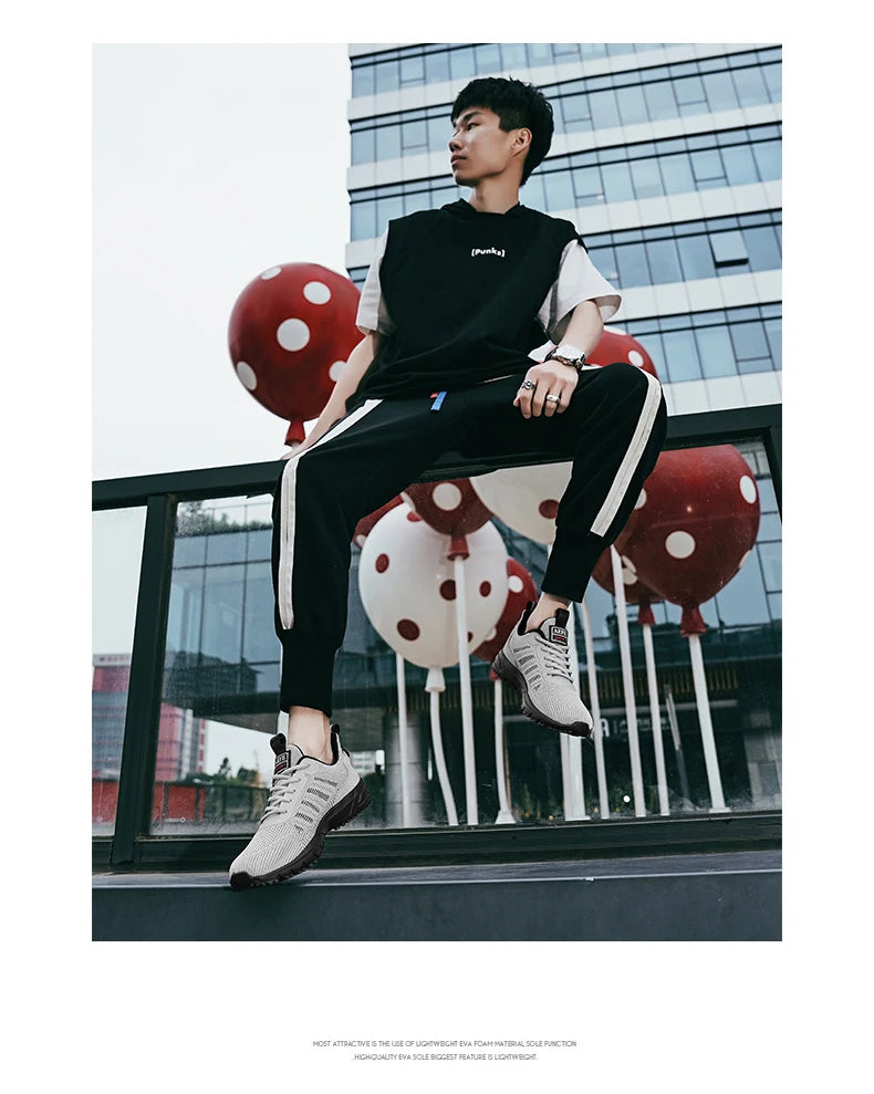 2024 Men’s Running Shoes – Breathable Lightweight Athletic Sneakers