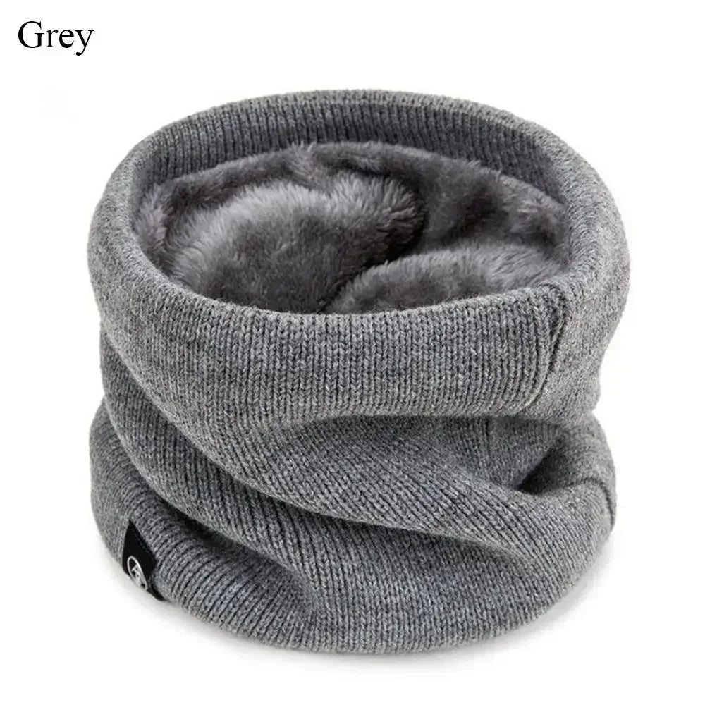 Unisex Knitted Neck Warmer – Winter Sports Scarf & Face Cover