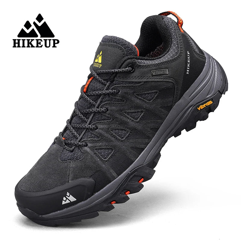 HIKEUP Men’s Hiking Shoes – Breathable Outdoor Trekking Sneakers