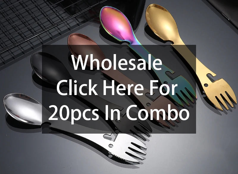 5-in-1 Outdoor Survival Tool – Camping Multi-Functional EDC Kit