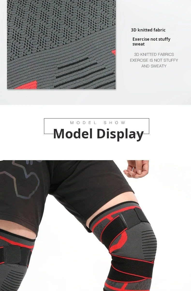 Nylon Sport Knee Pad – Compression Knee Brace for Running, Fitness & Sports