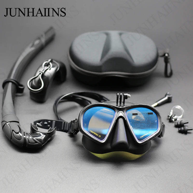 Wet GoPro Diving Mask – Low Volume Freedive Mask with Camera Mount