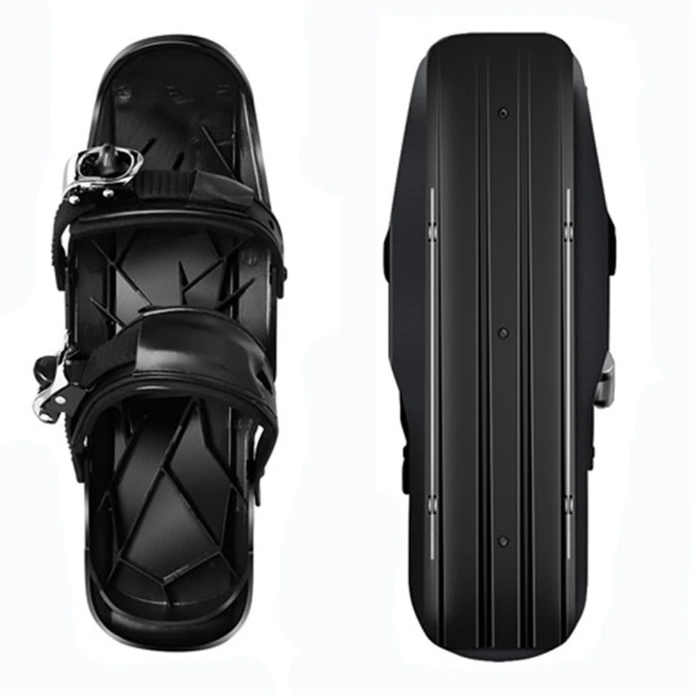 Mini Short Ski Skates – Adjustable Skiboards Boots for Winter Outdoor Sports