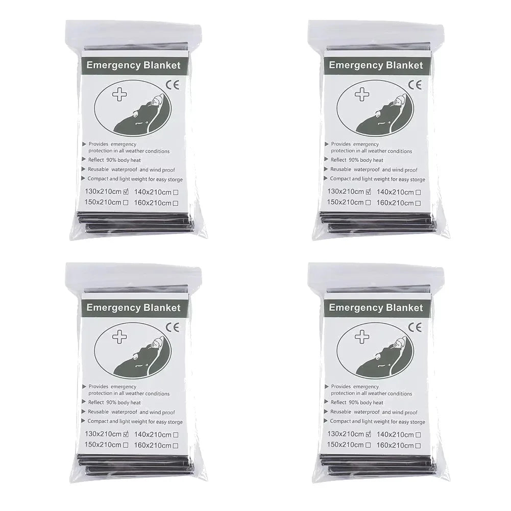 Emergency Survival Blanket – Waterproof & Windproof Thermal Foil Blanket