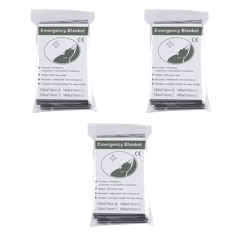 Emergency Survival Blanket – Waterproof & Windproof Thermal Foil Blanket