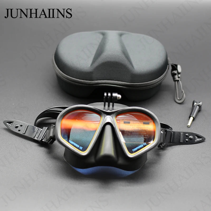 Wet GoPro Diving Mask – Low Volume Freedive Mask with Camera Mount