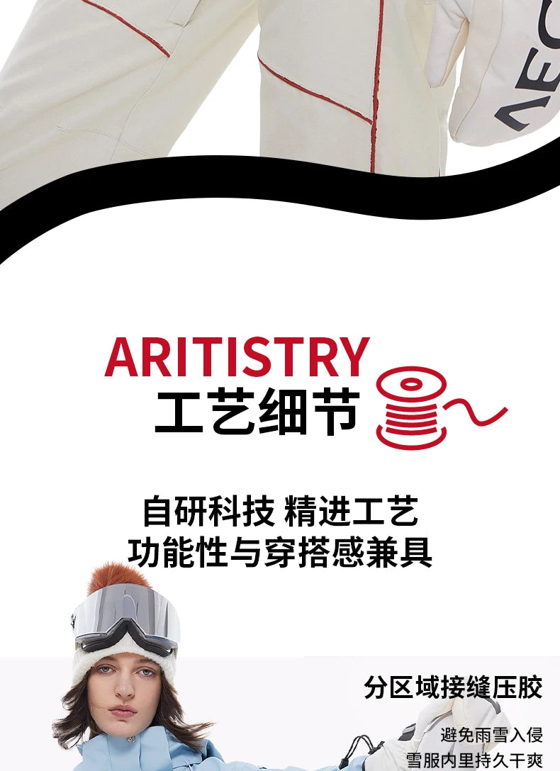 VECVEC Women’s Ski Jacket – Warm, Waterproof & Windproof Freestyle Coat