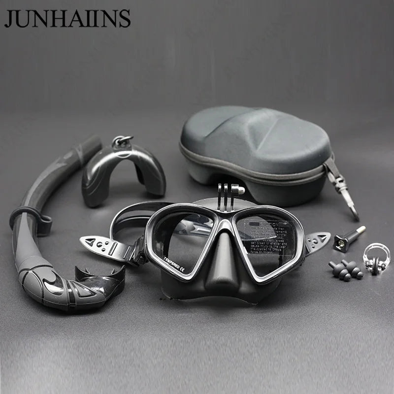 Wet GoPro Diving Mask – Low Volume Freedive Mask with Camera Mount