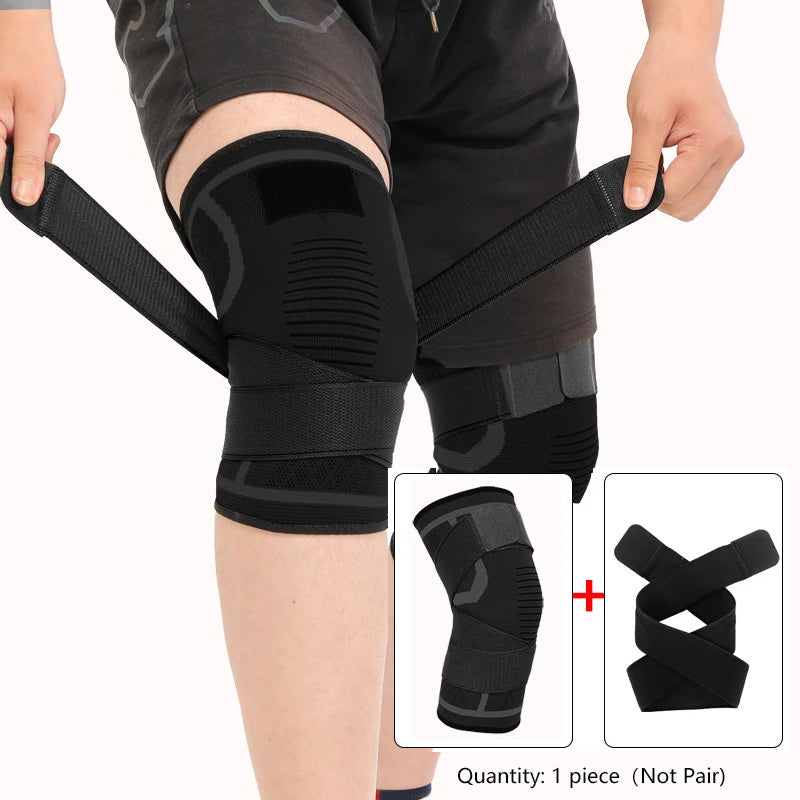 Nylon Sport Knee Pad – Compression Knee Brace for Running, Fitness & Sports