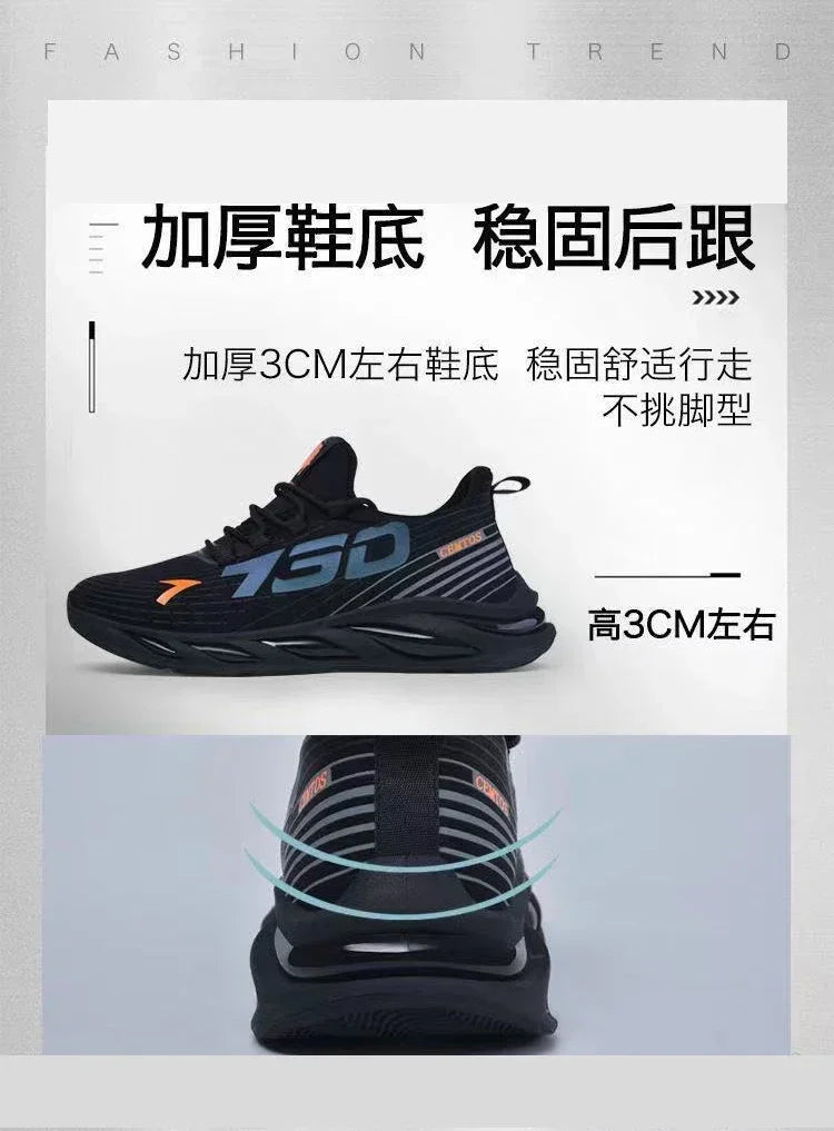 2025 Casual Sneakers for Men Slip on New Fashion Breathable Running Shoes Outdoor Gym Sports Shoes Walking Training Tennis Shoes