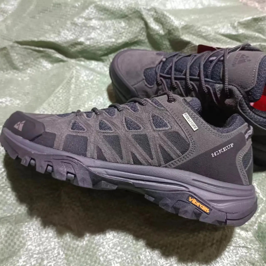 HIKEUP Men’s Hiking Shoes – Breathable Outdoor Trekking Sneakers