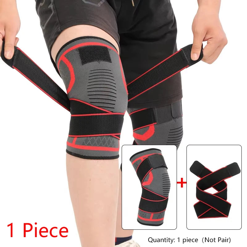 Nylon Sport Knee Pad – Compression Knee Brace for Running, Fitness & Sports
