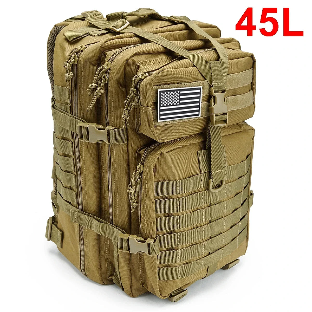30/50L Tactical Backpack – Outdoor Survival & Hiking Molle Pack