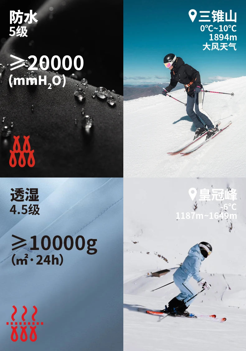 VECVEC Women’s Ski Jacket – Warm, Waterproof & Windproof Freestyle Coat