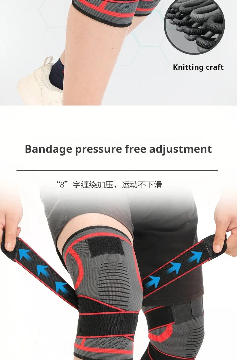 Nylon Sport Knee Pad – Compression Knee Brace for Running, Fitness & Sports