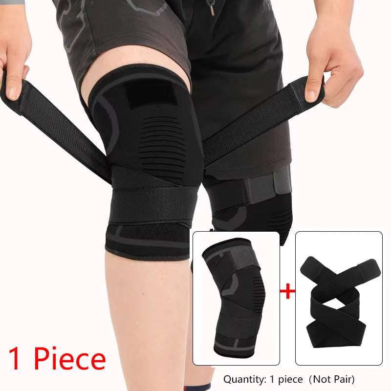 Nylon Sport Knee Pad – Compression Knee Brace for Running, Fitness & Sports