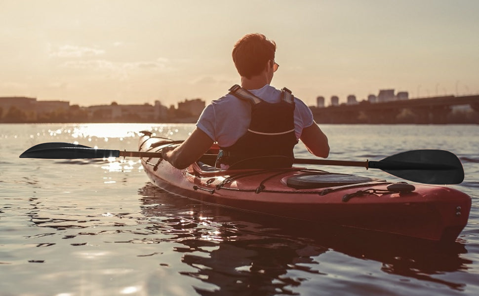 Aluminium Kayak Paddles – Adjustable Heavy Duty Detachable Oars for Inflatable Kayaks