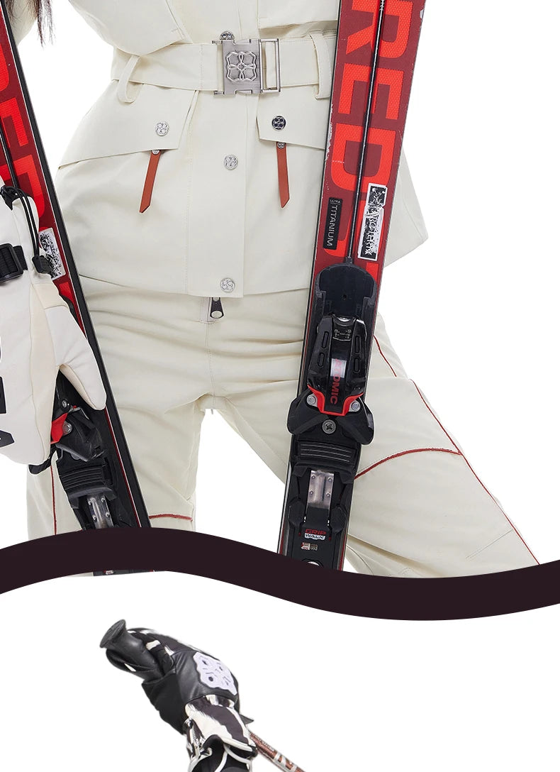 VECVEC Women’s Ski Jacket – Warm, Waterproof & Windproof Freestyle Coat