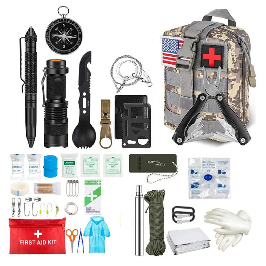 Survival First Aid Kit – Full Molle Emergency Trauma Bag