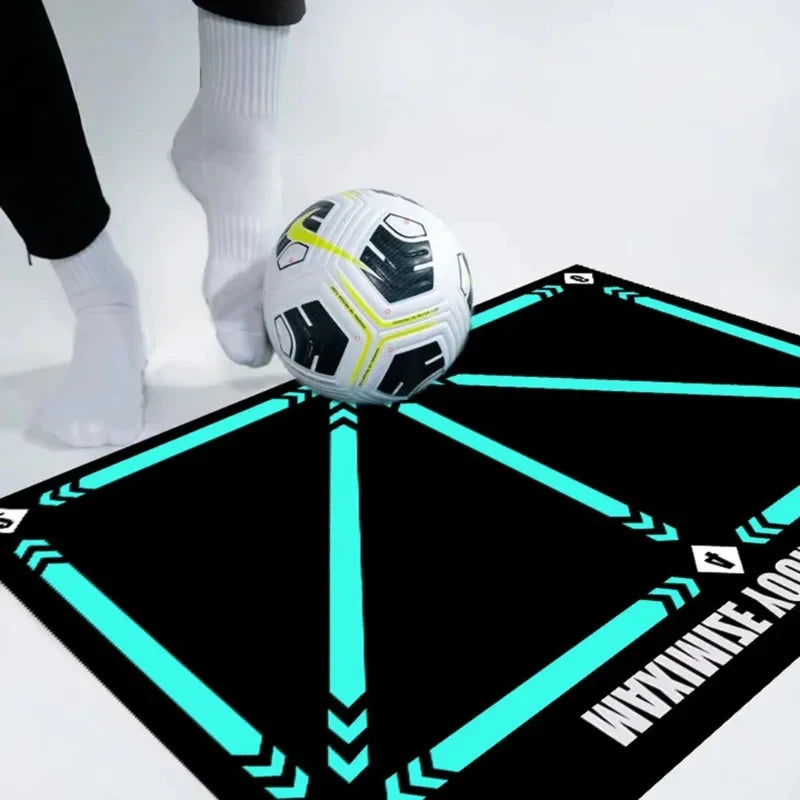 90cm Foldable Football Training Mat – Non-Slip Indoor/Outdoor
