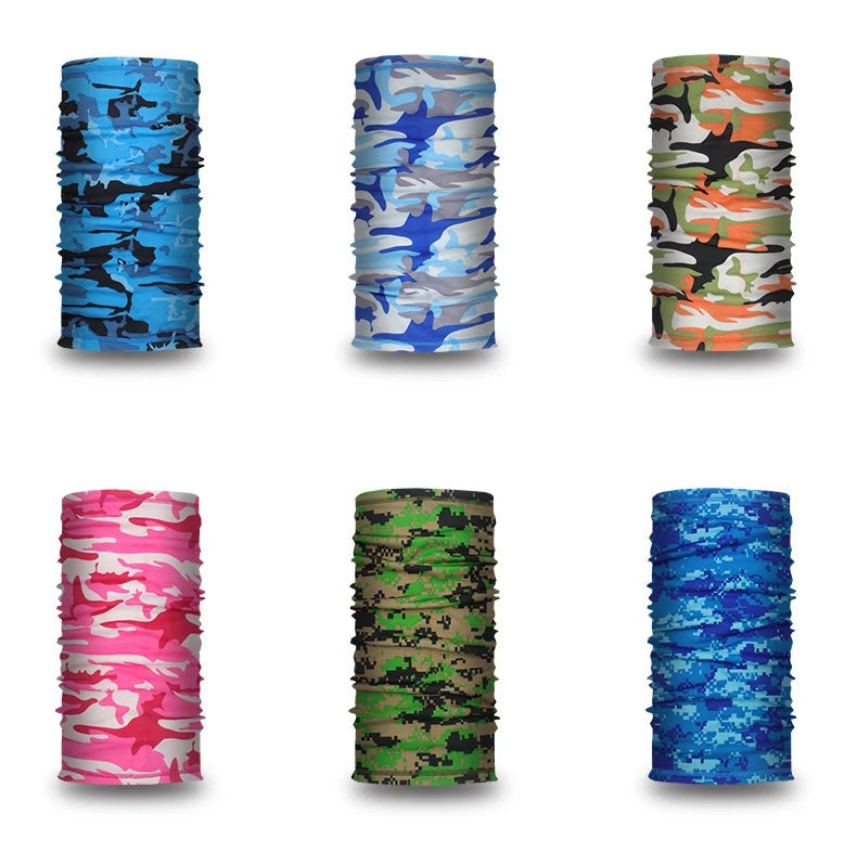 Outdoor Sport Bandana Neck Gaiter – Tactical Tube Scarf Face Cover