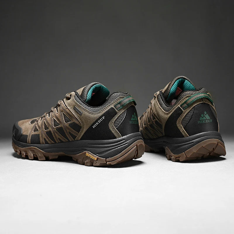 HIKEUP Men’s Hiking Shoes – Breathable Outdoor Trekking Sneakers