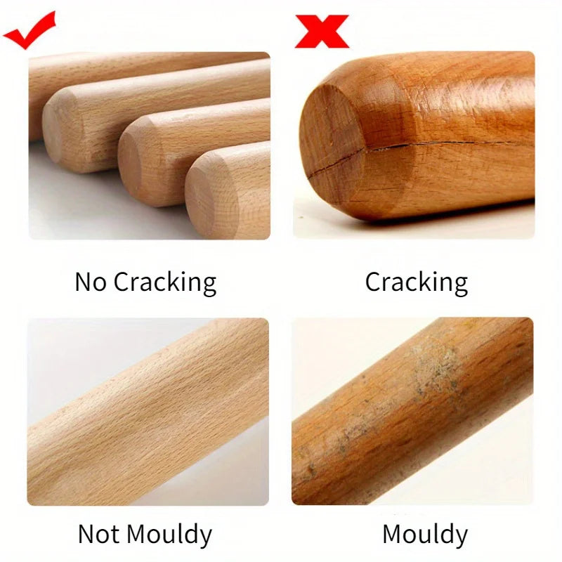 Solid Wood Baseball Bat – Ash/Locust Hardwood, 54–84cm