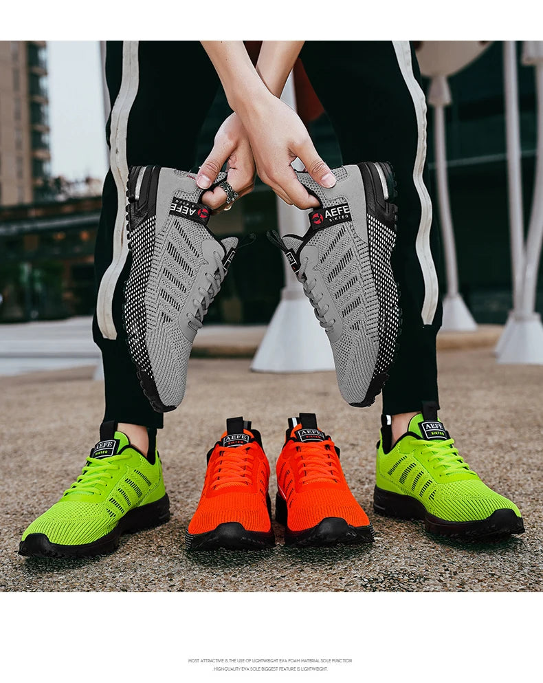 2024 Men’s Running Shoes – Breathable Lightweight Athletic Sneakers