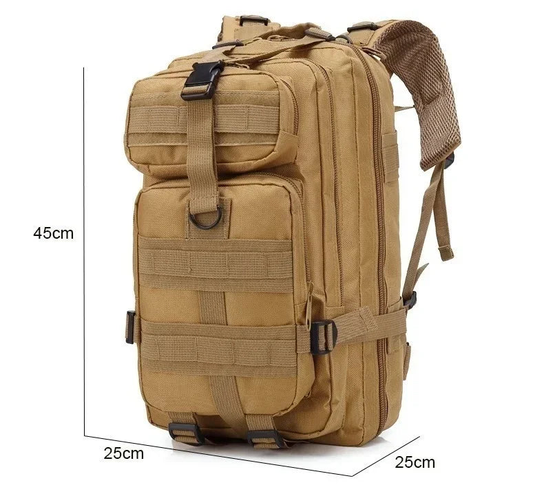 30/50L Tactical Backpack – Outdoor Survival & Hiking Molle Pack