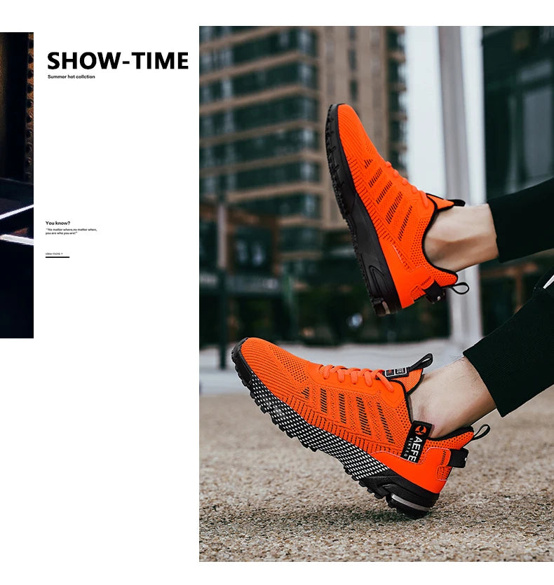 2024 Men’s Running Shoes – Breathable Lightweight Athletic Sneakers