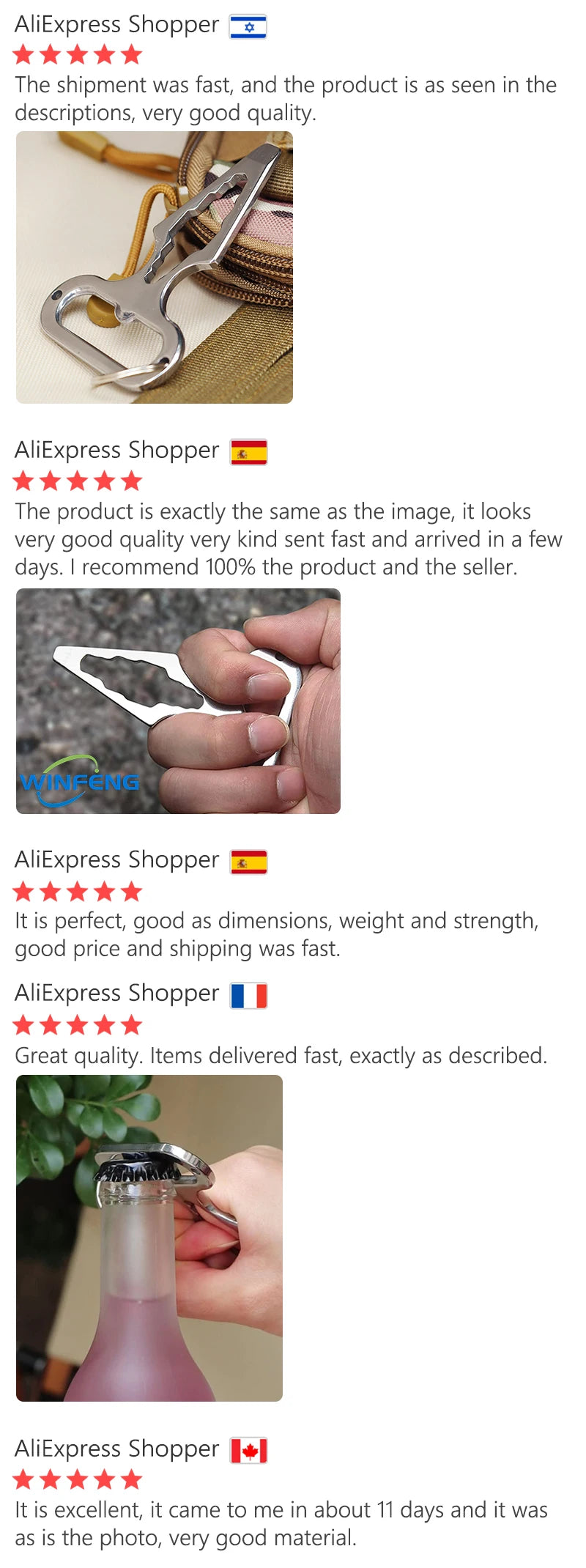 Multi-Functional EDC Survival Keychain