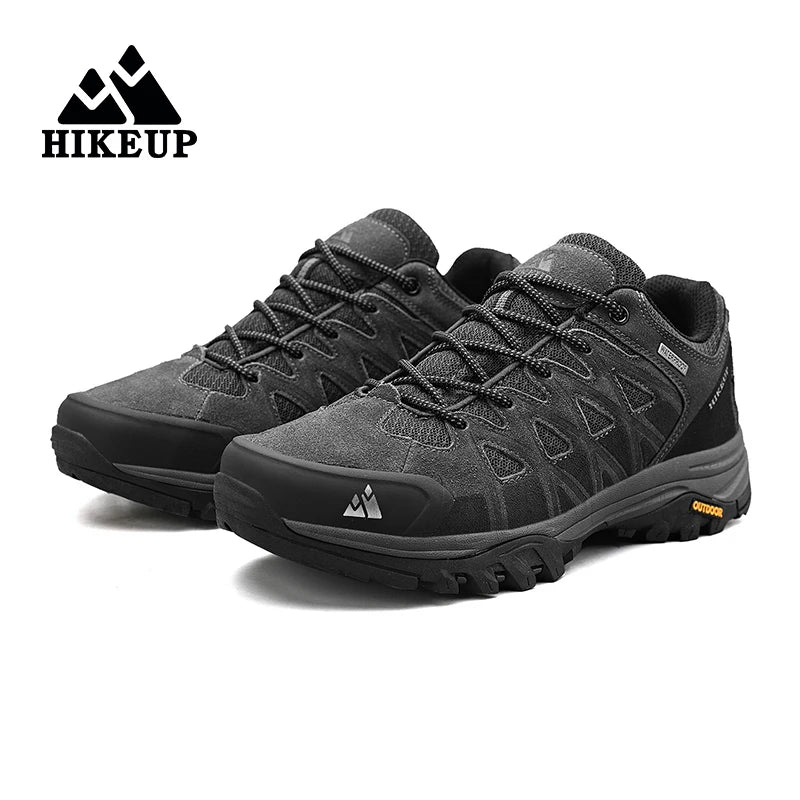 HIKEUP Men’s Hiking Shoes – Breathable Outdoor Trekking Sneakers