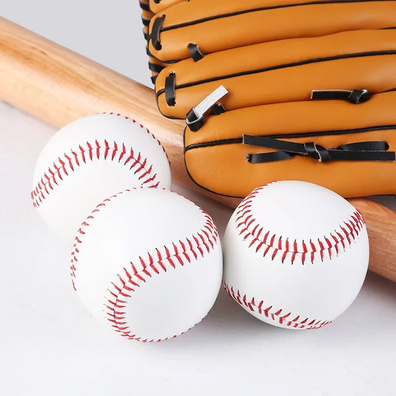 Handmade 9-Inch PVC Baseball – Training & Game Soft Bouncy Ball (1/3pcs)