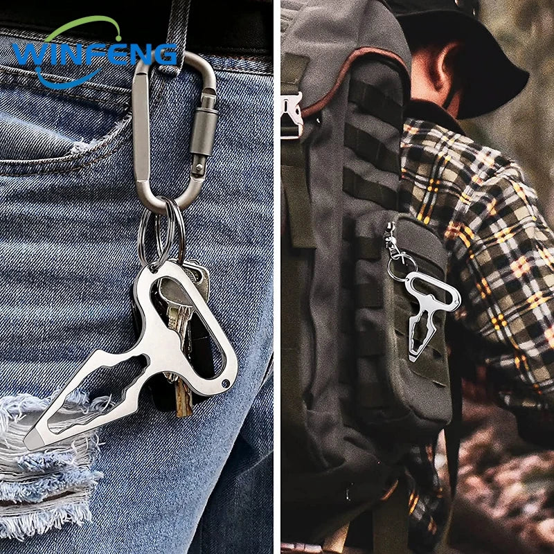 Multi-Functional EDC Survival Keychain
