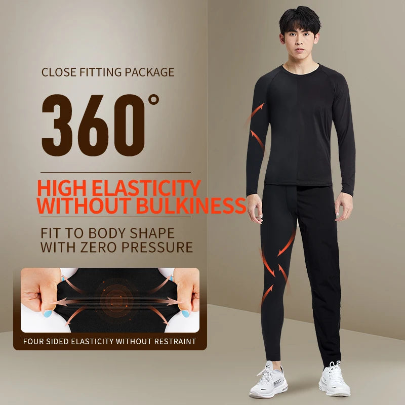 Men’s Warm Plush Pants – Winter Sports Bottoms Slim Fit