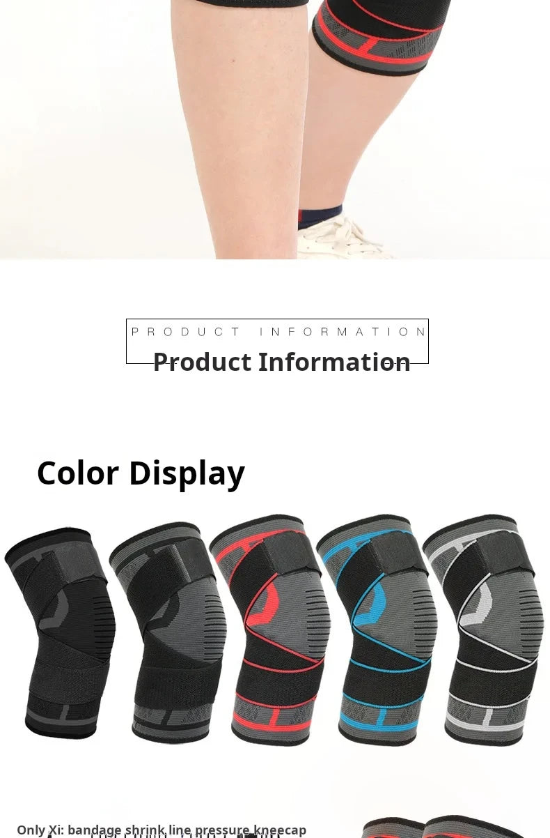 Nylon Sport Knee Pad – Compression Knee Brace for Running, Fitness & Sports