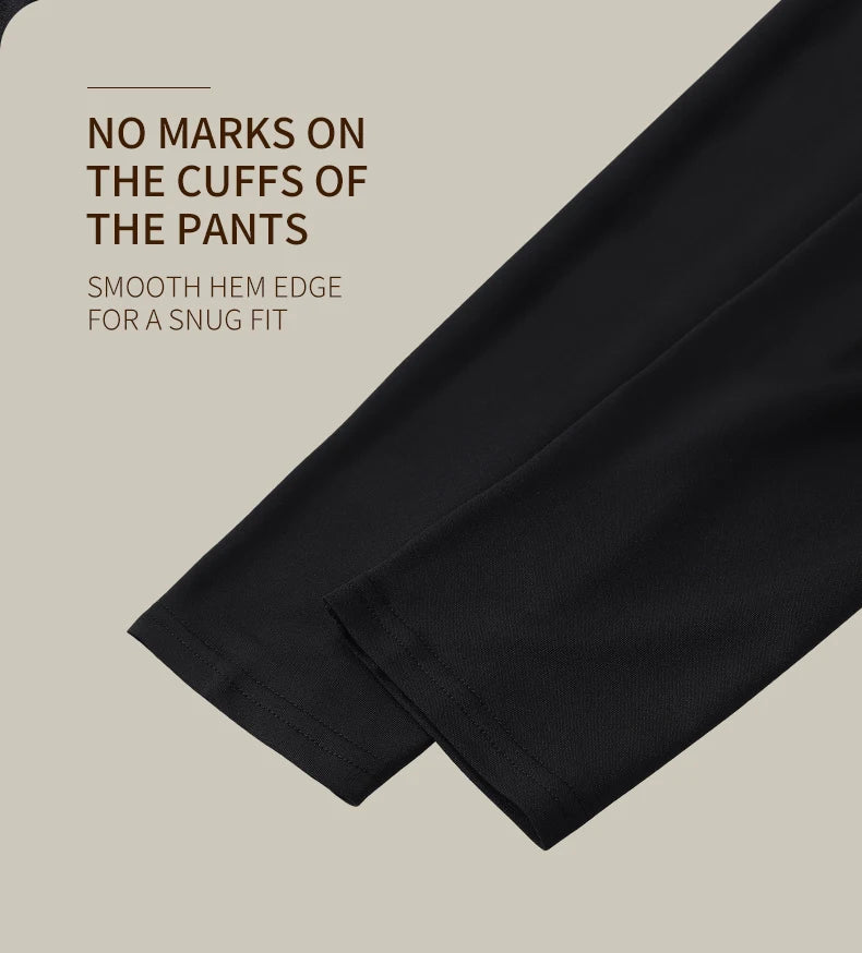 Men’s Warm Plush Pants – Winter Sports Bottoms Slim Fit