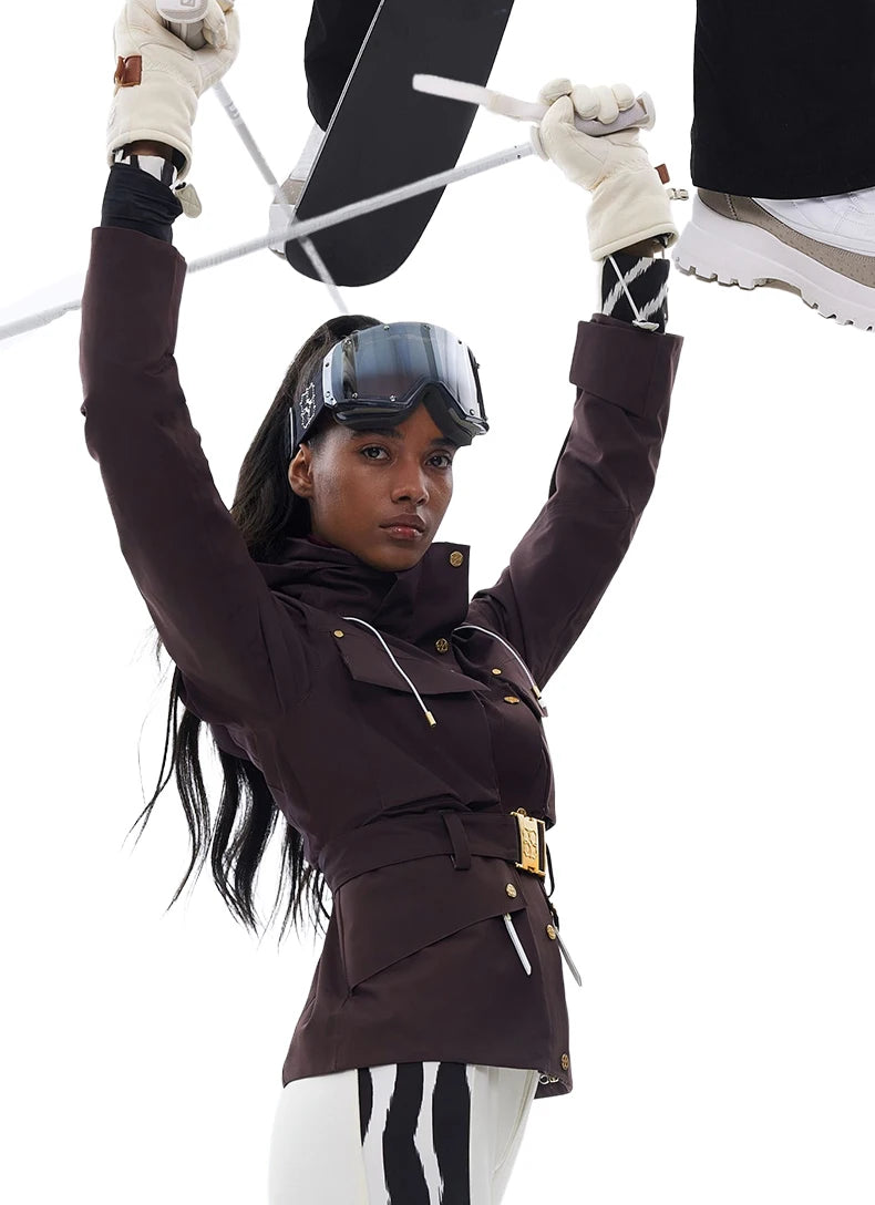 VECVEC Women’s Ski Jacket – Warm, Waterproof & Windproof Freestyle Coat