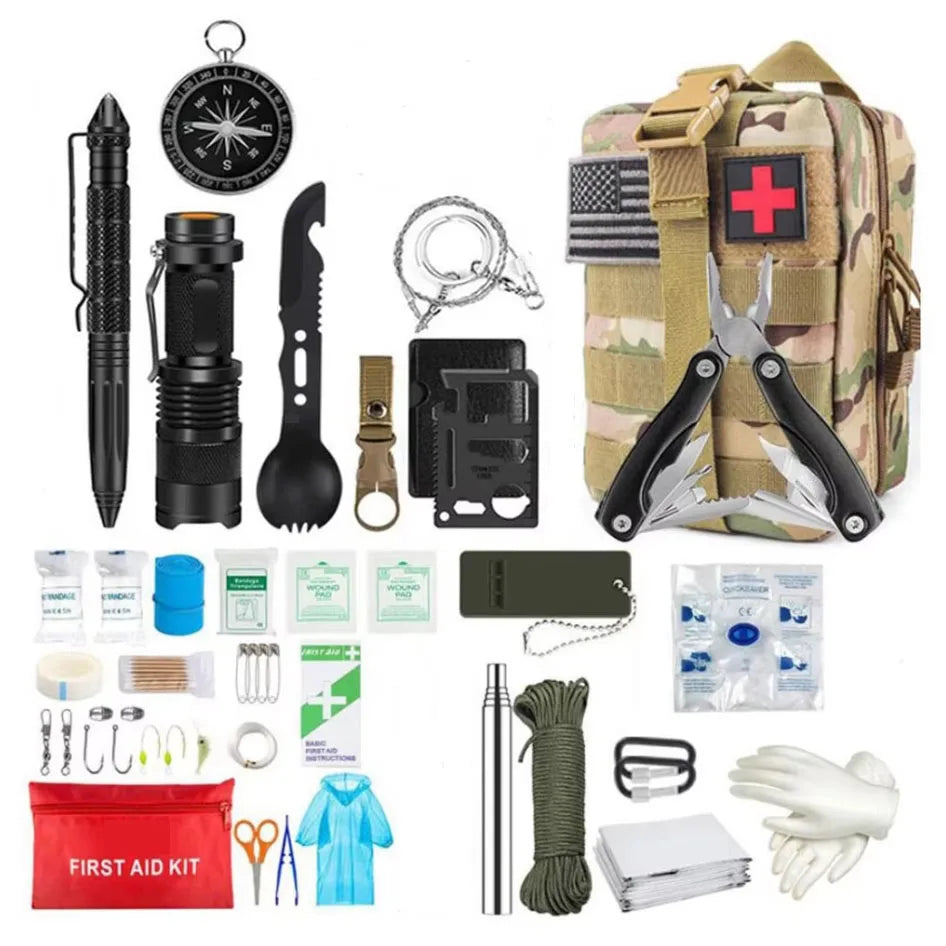 Survival First Aid Kit – Full Molle Emergency Trauma Bag