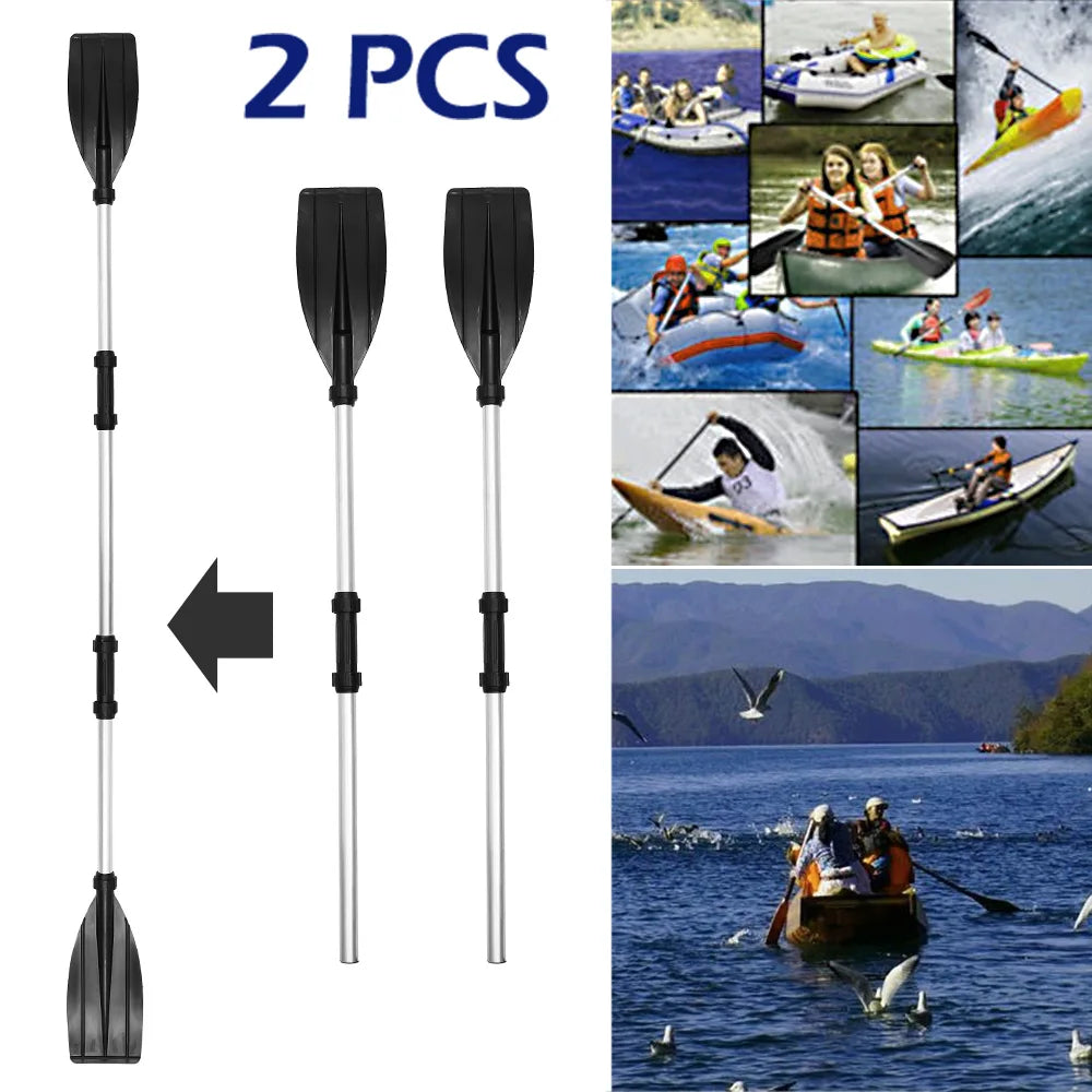 Aluminium Kayak Paddles – Adjustable Heavy Duty Detachable Oars for Inflatable Kayaks