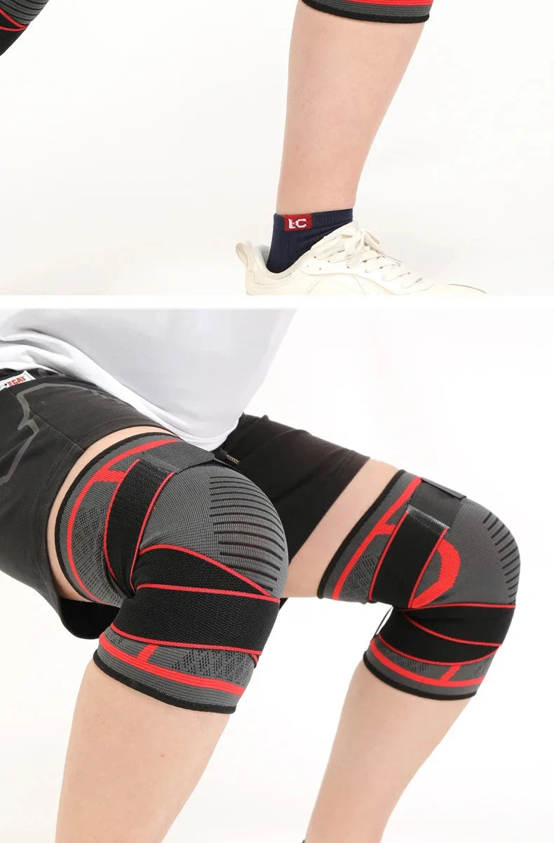 Nylon Sport Knee Pad – Compression Knee Brace for Running, Fitness & Sports