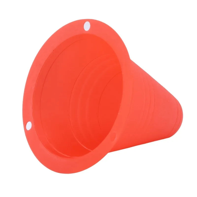 10PCS Football Training Marker Cones – Sports Practice Equipment