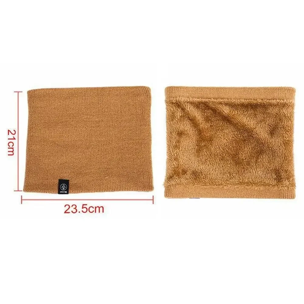 Unisex Knitted Neck Warmer – Winter Sports Scarf & Face Cover