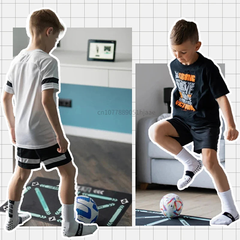 90cm Foldable Football Training Mat – Non-Slip Indoor/Outdoor