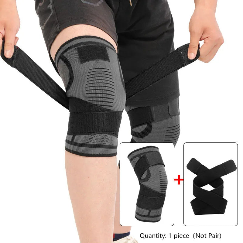 Nylon Sport Knee Pad – Compression Knee Brace for Running, Fitness & Sports
