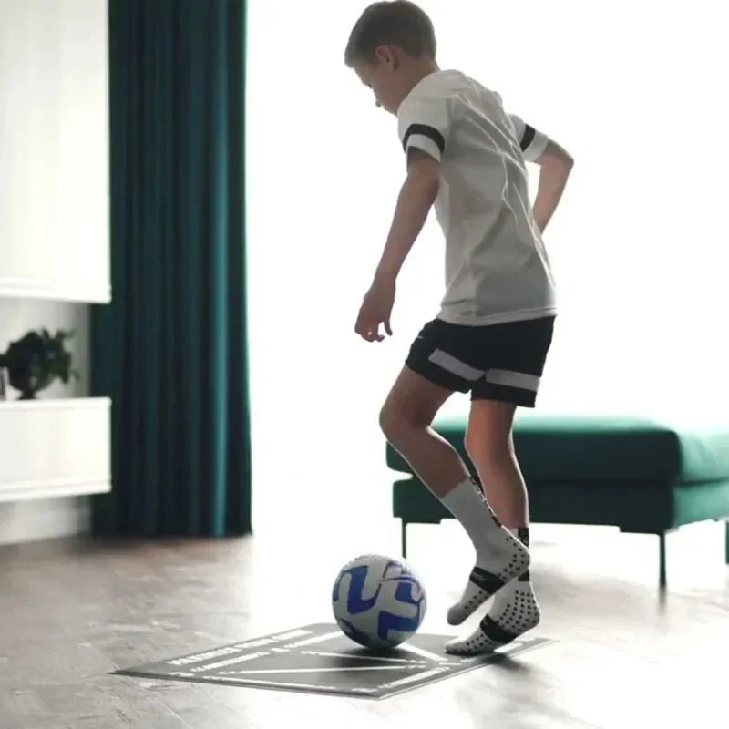 90cm Foldable Football Training Mat – Non-Slip Indoor/Outdoor