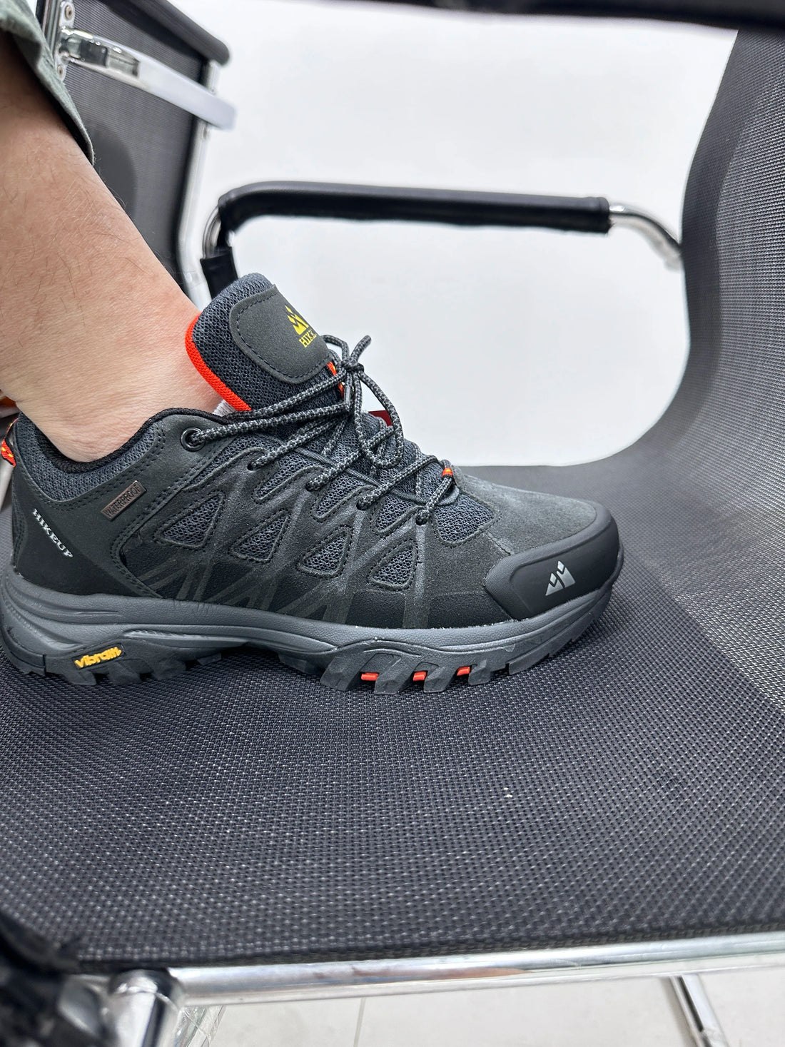HIKEUP Men’s Hiking Shoes – Breathable Outdoor Trekking Sneakers