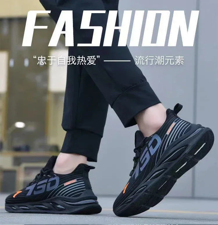 2025 Casual Sneakers for Men Slip on New Fashion Breathable Running Shoes Outdoor Gym Sports Shoes Walking Training Tennis Shoes