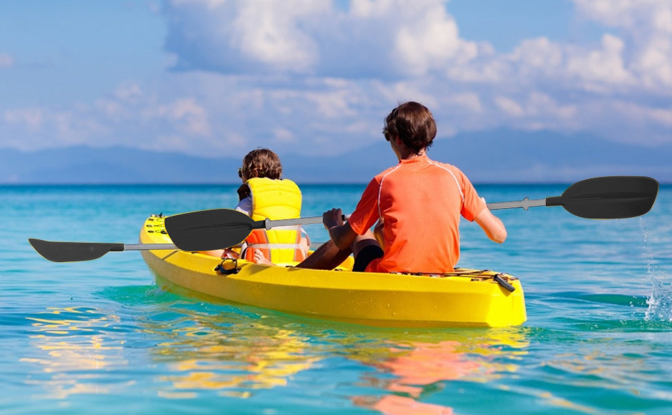 Aluminium Kayak Paddles – Adjustable Heavy Duty Detachable Oars for Inflatable Kayaks